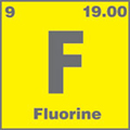 ACS Element Pin - Fluorine  Product Image