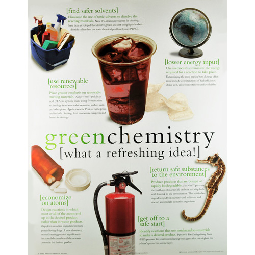Green Chemistry:What a Refreshing Idea! Poster | ACS Store