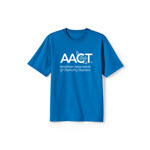 Unisex AACT T-Shirt – Blue   Product Image